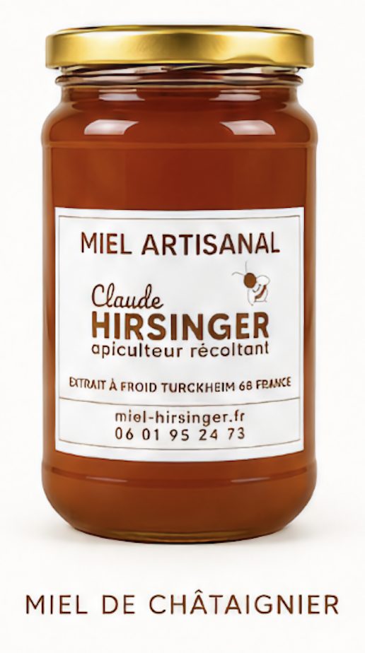Pot de miel de Châtaignier — Claude Hirsinger